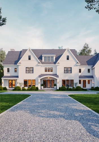 Exterior 3D Architectural Rendering (Westport, Fairfield County, Connecticut)