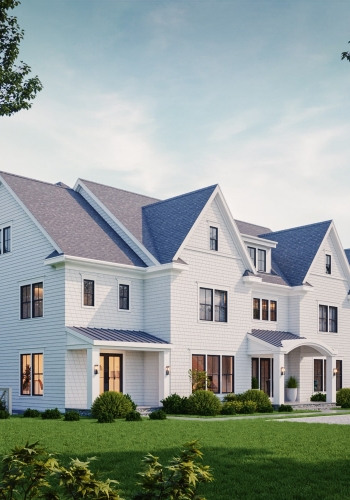 Exterior 3D Architectural Rendering (Westport, Fairfield County, Connecticut)