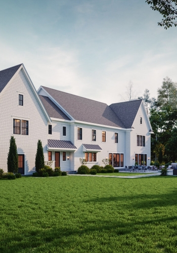 Exterior 3D Architectural Rendering (Westport, Fairfield County, Connecticut)